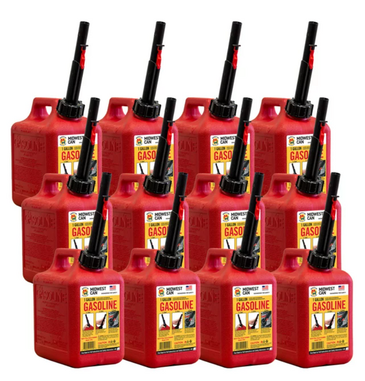 1 Gallon Gas Can (12 pc)