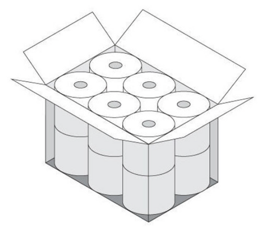 2-5/16" x 400' Thermal Receipt Rolls (12 pc)