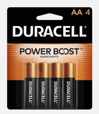 Duracell Coppertop AA4