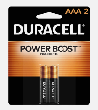 Duracell Coppertop AAA2