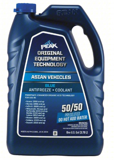 Peak Antifreeze + Coolant 50/50 Asian Blue (6 CT)