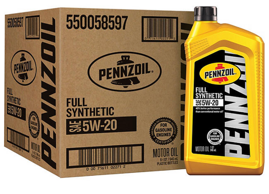 Pennzoil Full Synthetic 5W-20 (6 CT)