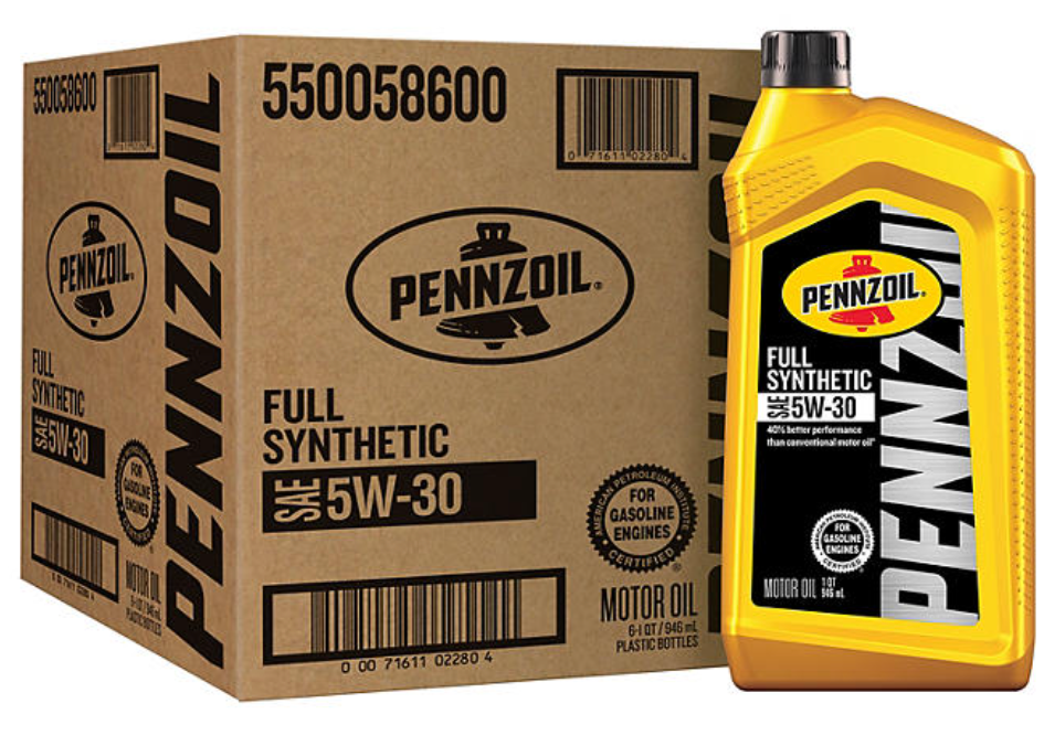 Pennzoil Full Synthetic 5W-30 (6 CT)