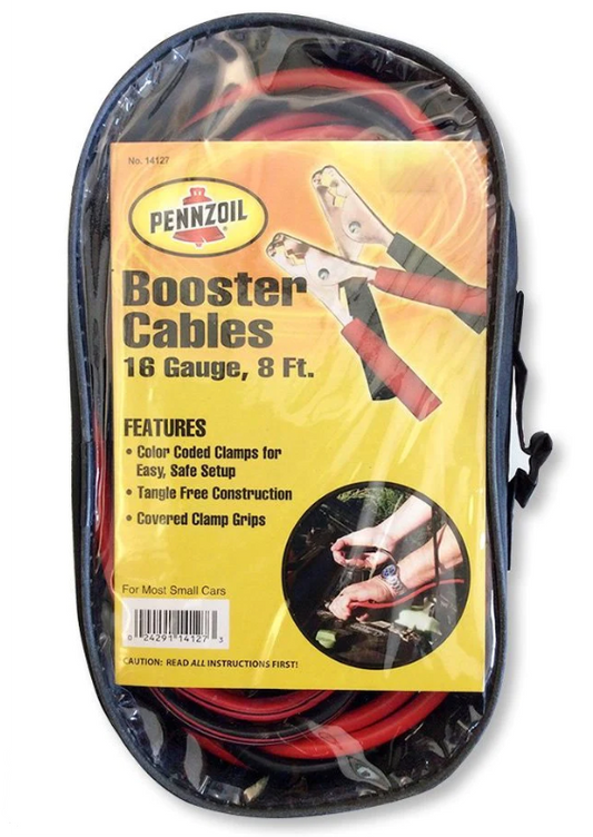 Pennzoil Jumper Cables 16 Gauge 8 Ft. (6 CT)