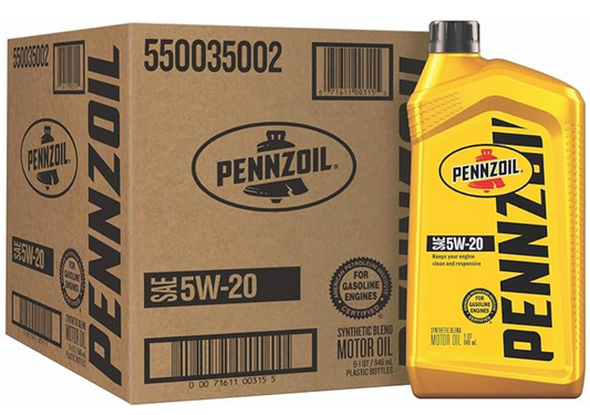 Pennzoil Synthetic Blend 5W-20 (6 CT)