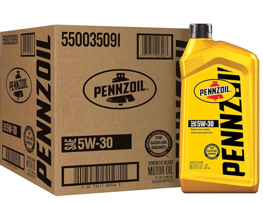 Pennzoil Synthetic Blend 5W-30 (6 CT)