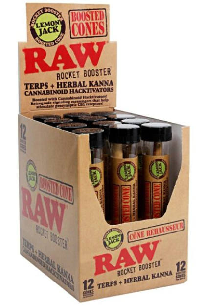 Raw Booster Cones (12 CT)